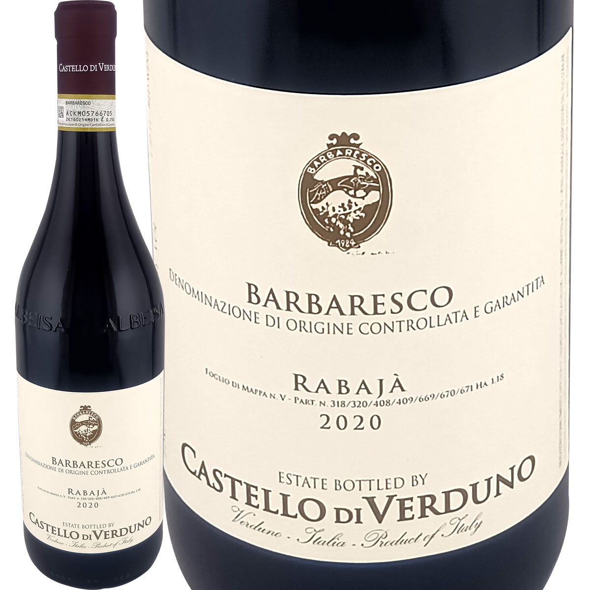 カステッロ・ディ・ヴェルドゥーノ・バルバレスコ・ラバーヤ 2020 【イタリア】【赤ワイン】【750ml】【ミディアムボディ寄りのフルボディ】【辛口】