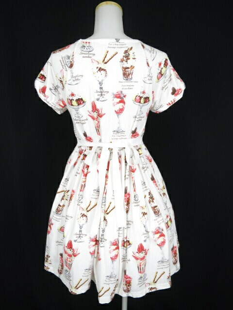楽天市場 中古 Jane Marple パフェ柄ワンピース ジェーンマープル B 01 Tokyo Alice 楽天市場店