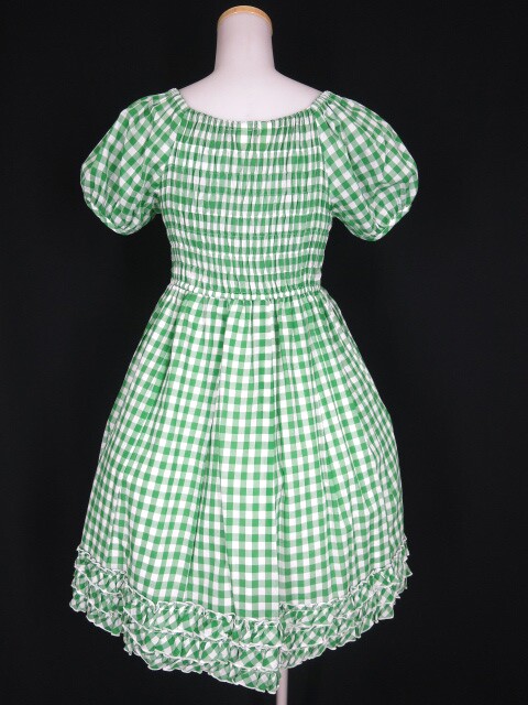 安心の定価販売 Leur Getter シュシュギンガムワンピース ルルゲッタ チェック柄 B 12 代引不可 Www Estelarcr Com