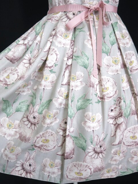 人気特価激安 Leur Getter Floral Rabbit 袖付ワンピース ルルゲッタ フローラルラビット うさぎ柄 2943 2102 ランキング入賞商品 Www Pictoaplicaciones Com
