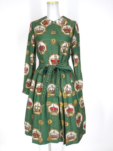 Kingdom Scarfのワンピース キングダムスカーフ ジェーンマープル ジェーンマープル 王冠柄 Marple Kingdom B 2104 Tokyo Alice ワンピース 店 Jane