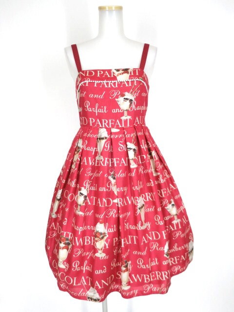 楽天市場 中古 Leur Getter パフェプリントキャミワンピース ルルゲッタ B 2104 Tokyo Alice 楽天市場店