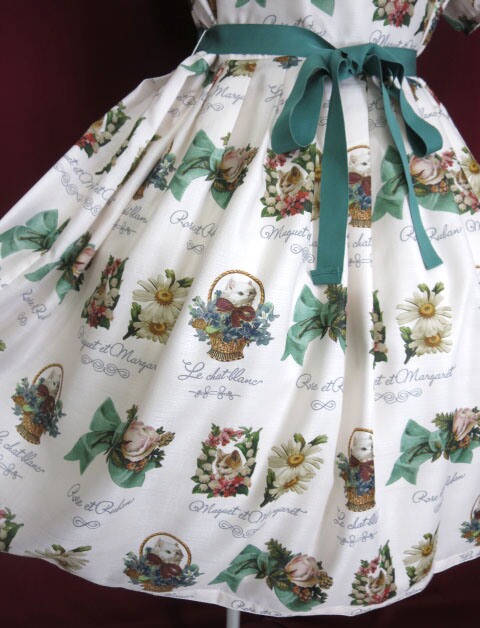 肌触りがいい Leur Getter Wonder Land 袖付きワンピース ルルゲッタ ワンダーランド柄 B 2102 代引不可 Ihmc21 Com