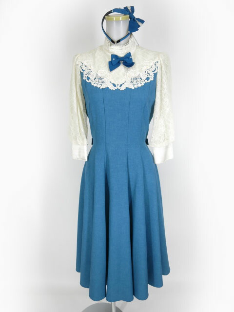 楽天市場 Innocent World サーキュラーレーシーワンピース カチューシャ セット イノセントワールド 6877 10 Tokyo Alice 楽天市場店