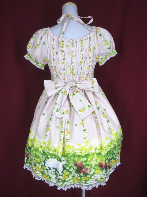 楽天市場 中古 Innocent World 土田穣うさぎとりすレースワンピース イノセントワールド B 2104 Tokyo Alice 楽天市場店