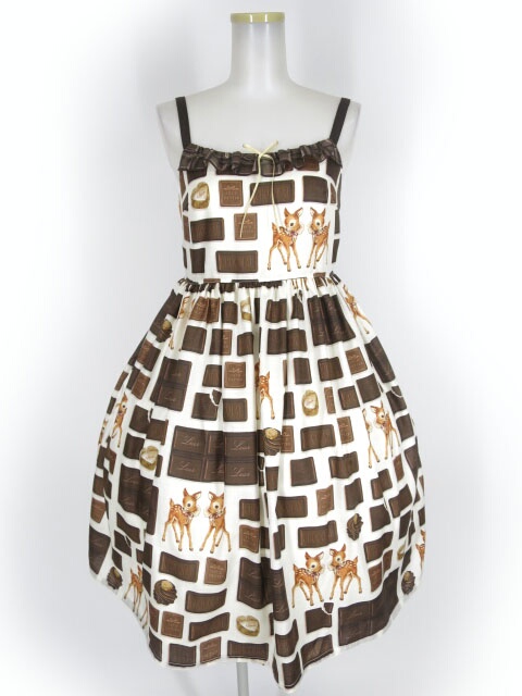 新着商品 B 2107 チョコレート バンビ ルルゲッタ キャミワンピース Chocolate Bambi Getter Leur ワンピース Www Ingenierowhite Com