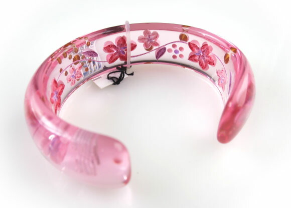 Anna Sui 桜クリアバングル アナスイ B 2108 Salon Raquet De