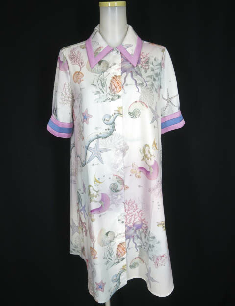 中古 Milk Sea Creatures シャツワンピース ミルク B 2110 Fitzfishponds Com