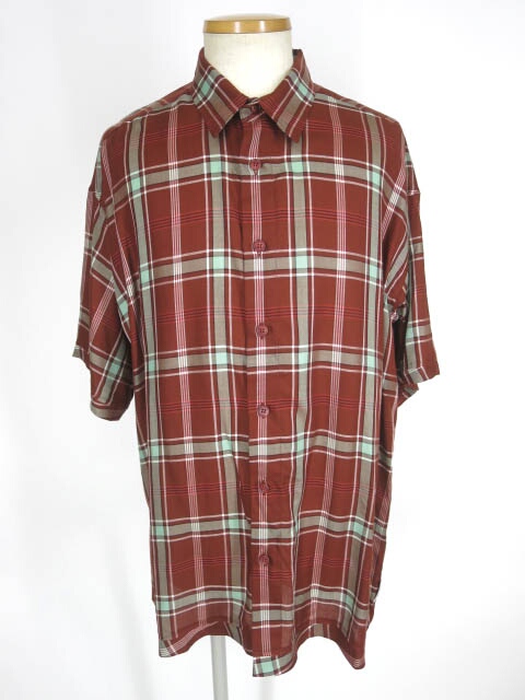 【中古】 MILKBOY / CHECK BOX SHIRTS ミルクボーイ チェック柄 ボックスシャツ 半袖 B49392_2603