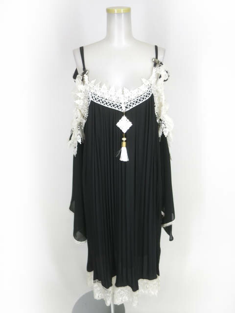 【中古】 MR corset / シフォンプリーツワンピース エムアールコルセット B51782_2504｜Tokyo Alice 店
