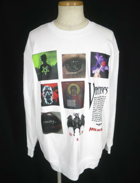 楽天市場】MILKBOY × MADARANINGEN / CRY 悪魔プリント ロングスリーブ