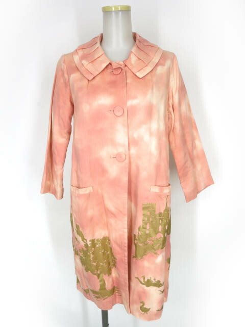 Jane Marple ピンク チェック コート 9月末まで限定価格ジェーン