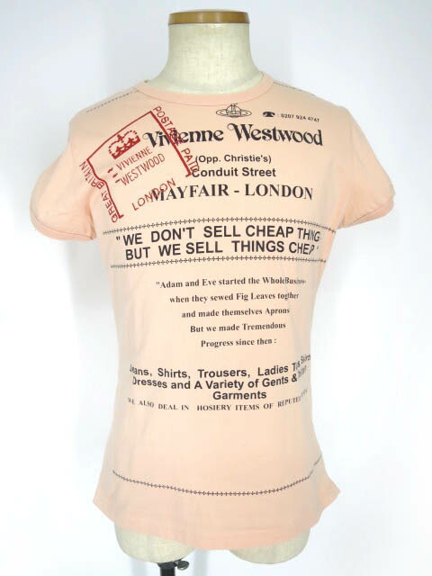 ヴィヴィアンウエストウッドレッド Vivienne Westwood RE Tシャツ ヴィヴィアンウエストウッド レッドレーベルVivienne Westwood