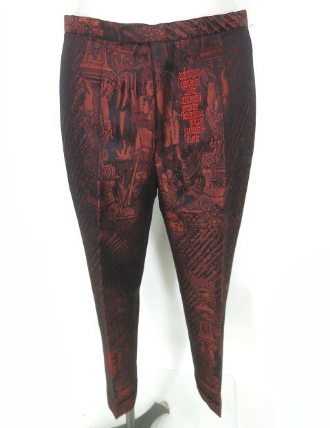 【中古】 Jean Paul GAULTIER FEMME / ジャガード織りスラックスパンツ ジャンポールゴルチエ フェム レディース B62334_2510