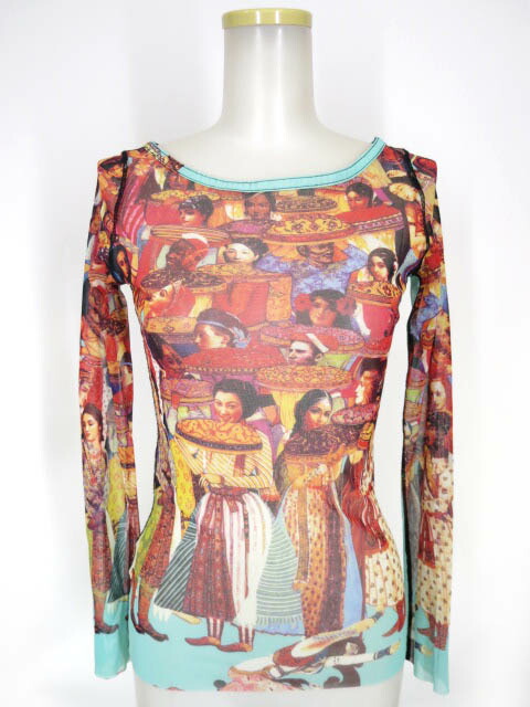 楽天市場】【中古】 Gaultier Jean's / 英字＆漢字柄長袖Tシャツ Jean