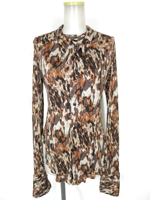【中古】 Jean Paul GAULTIER FEMME / 総柄ブラウス ジャンポールゴルチエ フェム レディース B65134_2603