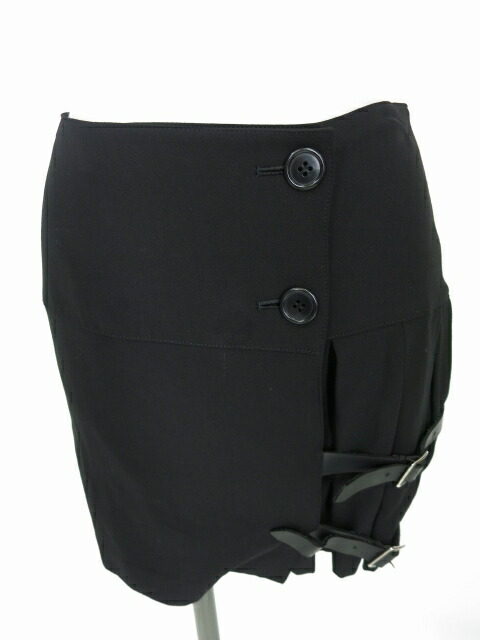 alice auaa フリル付き黒ミニスカート alice auaa フリル付き黒ミニスカート