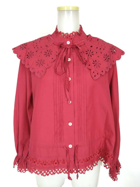 楽天市場】Jane Marple / オーガニックローンレースフリルブラウス