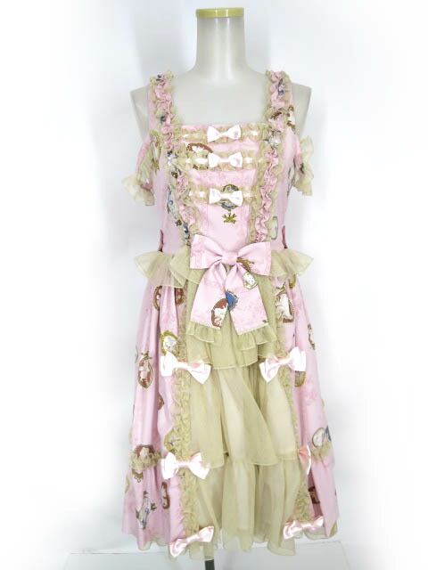 楽天市場】Moi-meme-Moitie / ローズ・レース十字架ジャンパースカート