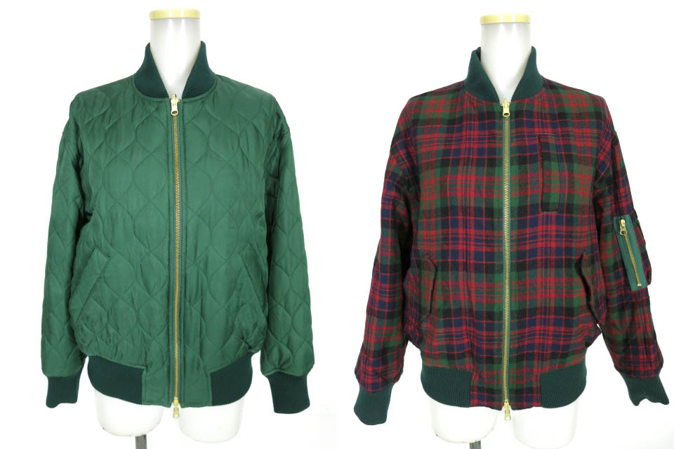 ジェーンマープル　ドンルサロン　カーキ ジップアップジャケット Jane Marple（ジェーンマープル）の古着 ロリィタジャケット！