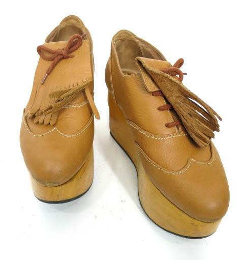 【中古】 Vivienne Westwood / ロッキンホース ゴルフ ヴィヴィアンウエストウッド UK5 茶 赤銅色 靴 シューズ B68079_2505