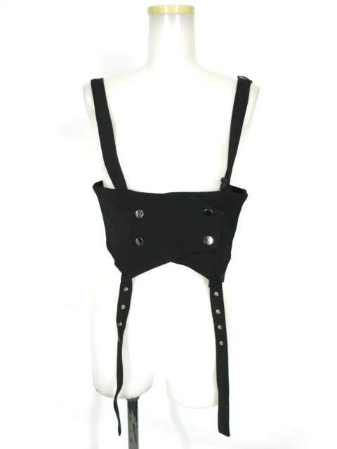 楽天市場】alice auaa / コルセット風編み上げ付き別珍フリルビスチェ