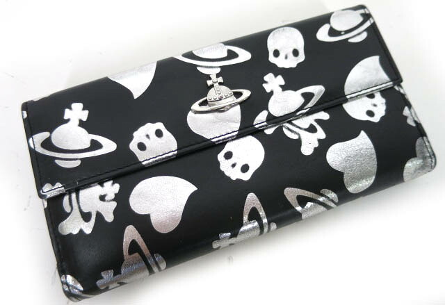 【中古】 Vivienne Westwood / LOGO PRINT 長財布 ヴィヴィアンウエストウッド B69112_2507