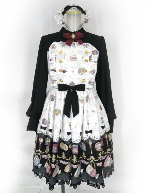 Angelic Pretty Cupid Cafe ワンピース　カチューシャ Cupid Cafe OP by Angelic Pretty