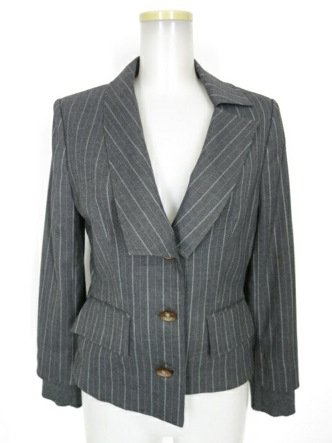 希少✨ヴィヴィアンウエストウッド 変形立体 アシンメトリージャケット グレー 楽天市場】【新古品】 Vivienne Westwood RED LABEL ヴィヴィアン