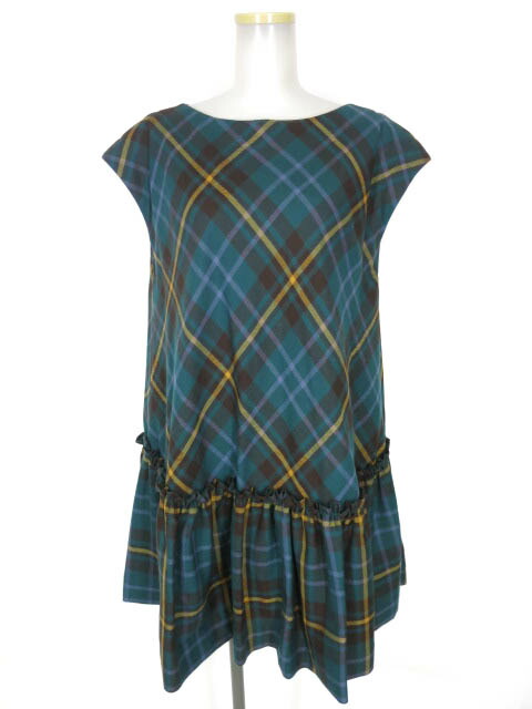 【Vivienne Westwood 】新作 タータン コットンワンピース Vivienne Westwood 】新作 タータン コットンワンピース