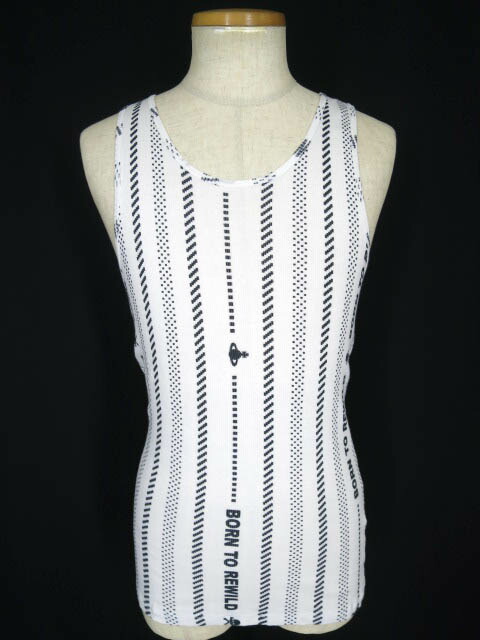 ◎viviennewestwood スクイグル柄　タンクトップ vivienne7014.jpg
