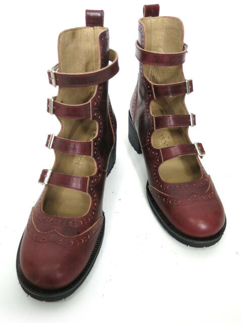 ジェーンマープル 靴　羽根　茶色 楽天市場】【中古】 Jane Marple / 4ストラップシューズ