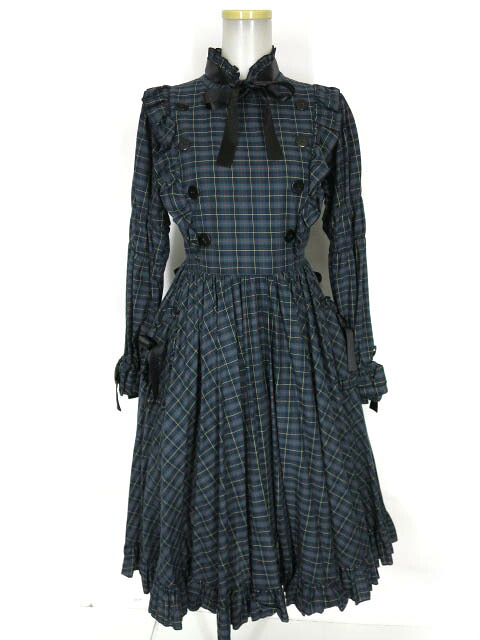 楽天市場】【中古】 Physical Drop / スタンドカラーレトロワンピース