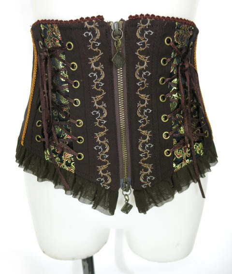 【新品未使用】オッズオネスト コルセット ポシェット ポケット 取り外し可 OZZON JAPAN / Midnight Masquerade ポケット付きコルセット