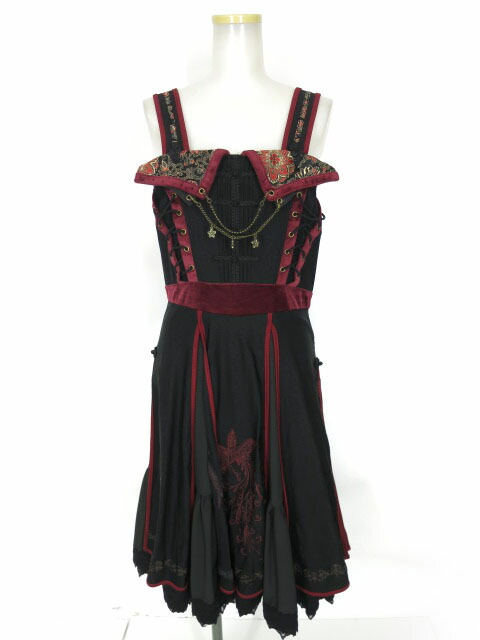 楽天市場】【中古】 OZZ ONESTE / 和チャイナ柄ジャンパースカート