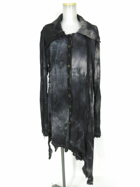 タグ付き　dark red rum ダークレッドラム　シャツ　ワンピース　透け感 タグ付き dark red rum ダークレッドラム シャツ ワンピース 透け感