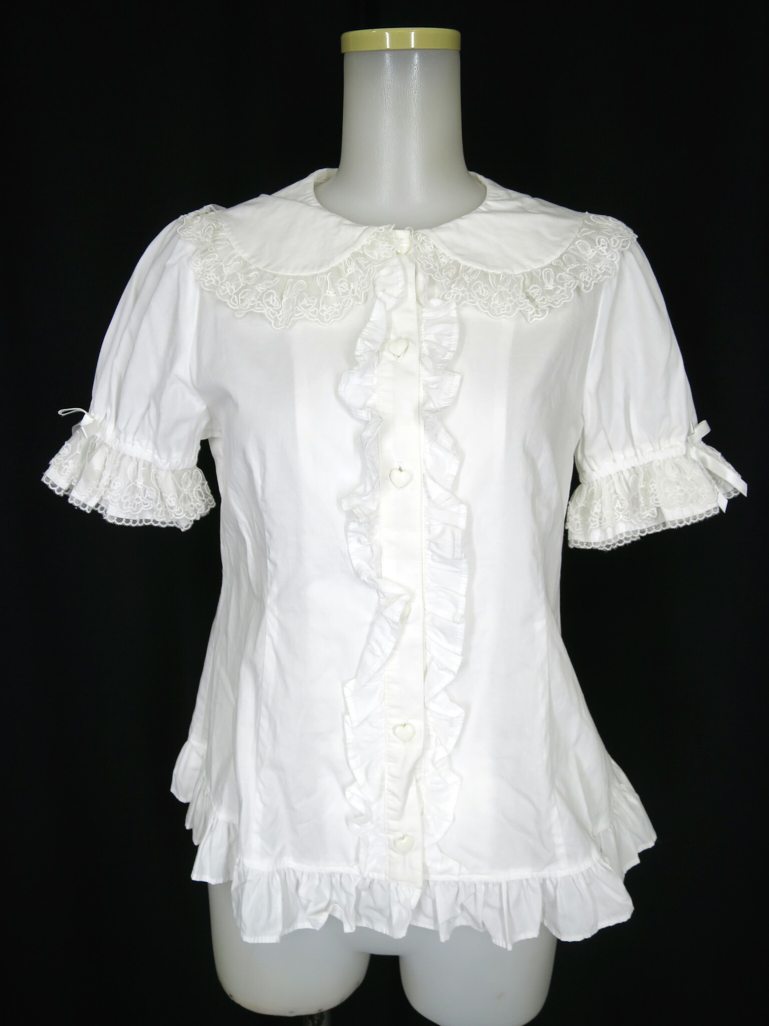 初期　Angelic Pretty ブラウス　ブラック Angelic Pretty（シャツ/ブラウス(長袖/七分)）のフリマアイテム一覧