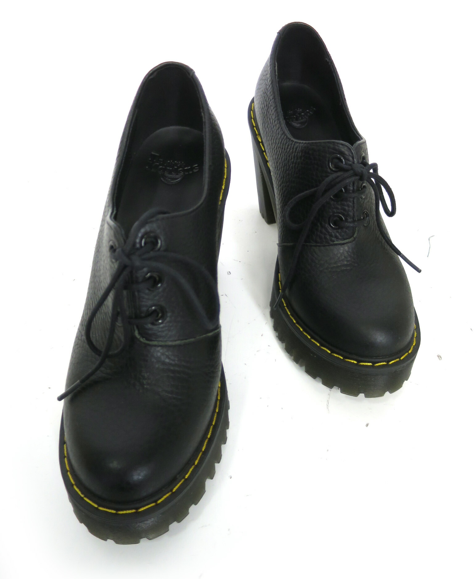 【中古】 Dr.Martens / SALOME2 シューズ ドクターマーチン UK4 サロメ2 黒 ブラック 3ホール チャンキーヒール B71963_2512