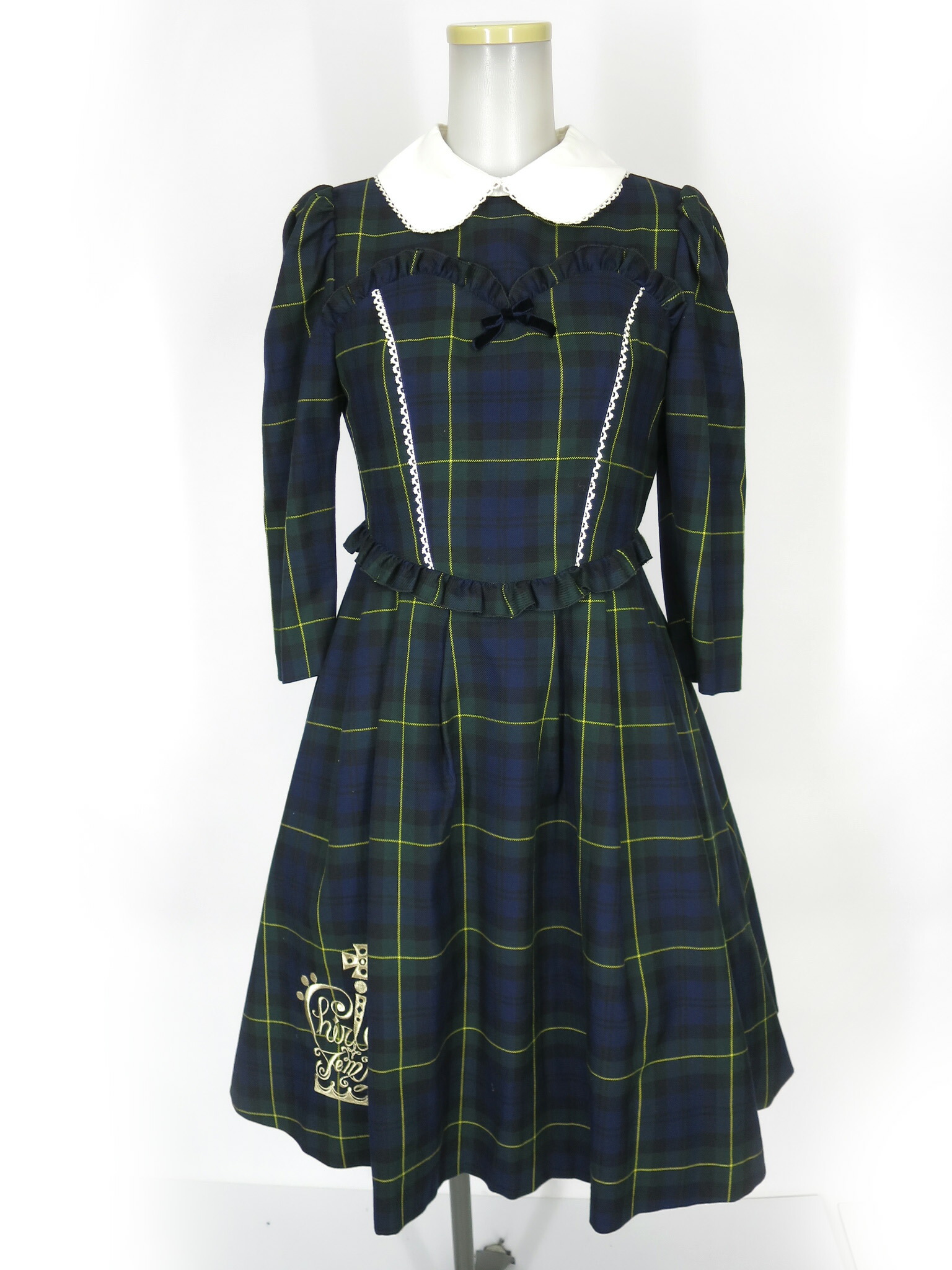 【中古】 Shirley Temple / タータンワンピース シャーリーテンプル for Ladies B72501_2601