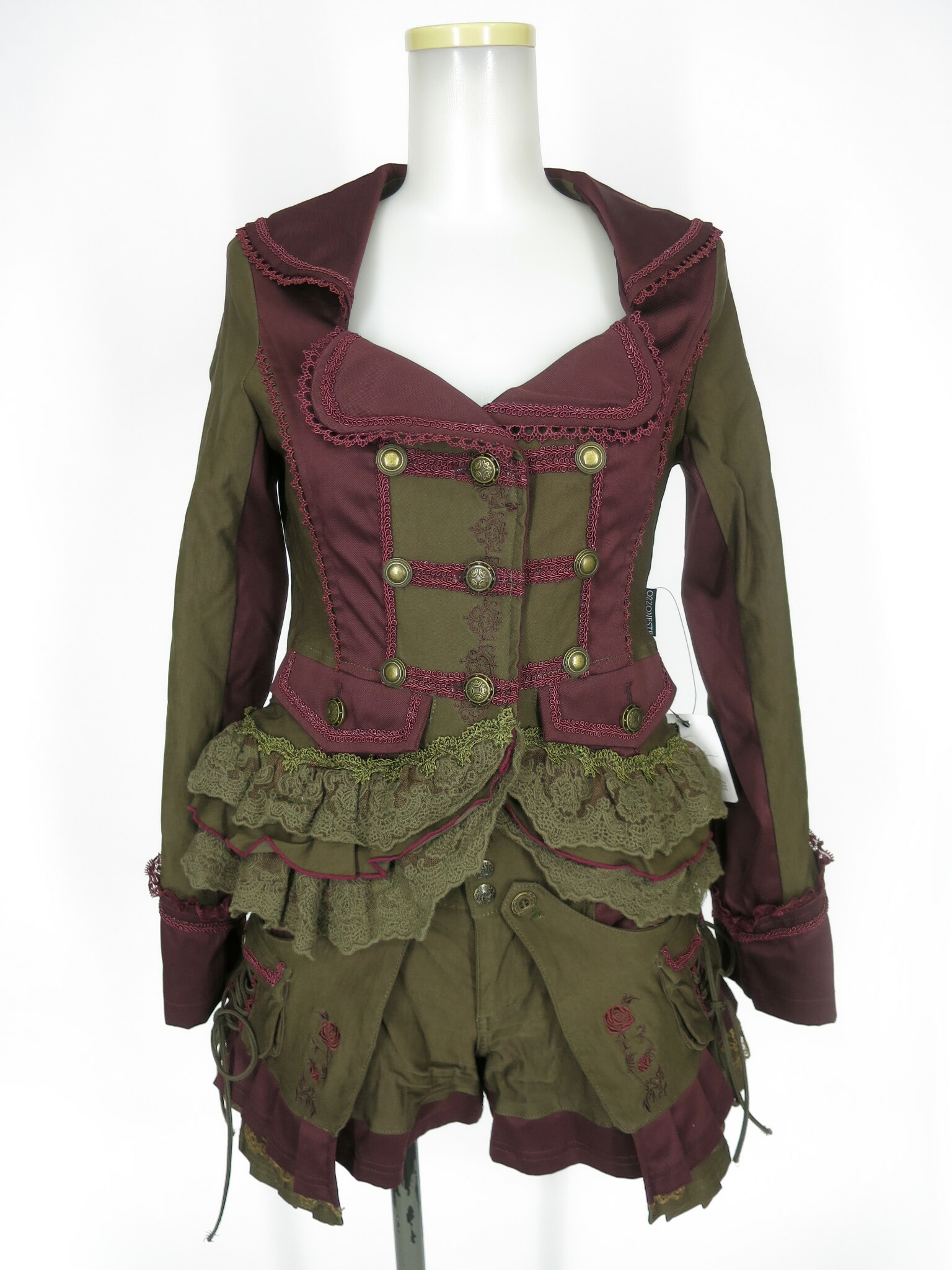 楽天市場】OZZ ONESTE / 薔薇刺繍ナポレオンジャケット オッズオン