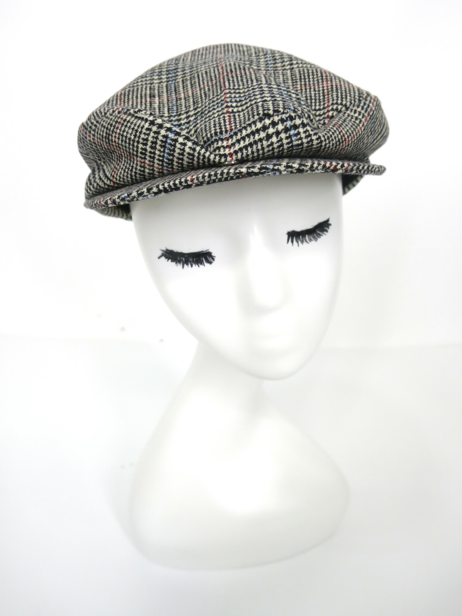 【中古】 Jean Paul GAULTIER FEMME / グレン照合のしるし柄ハンチング ジャンポールゴルチエ フェム かぶり笠 旗がしら レディース B72661_2602