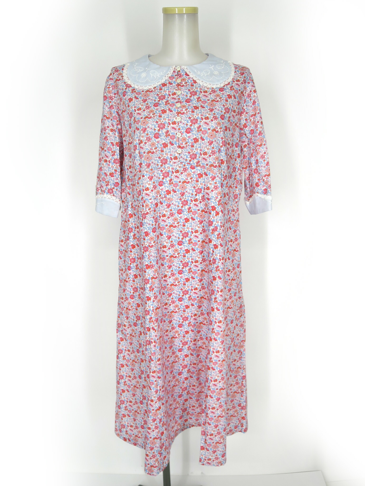 【中古】 Jane Marple / THERESA グラニードレス ジェーンマープル 衣装 リバティ花柄 B73288_2602 ワンピース-レディースファッション