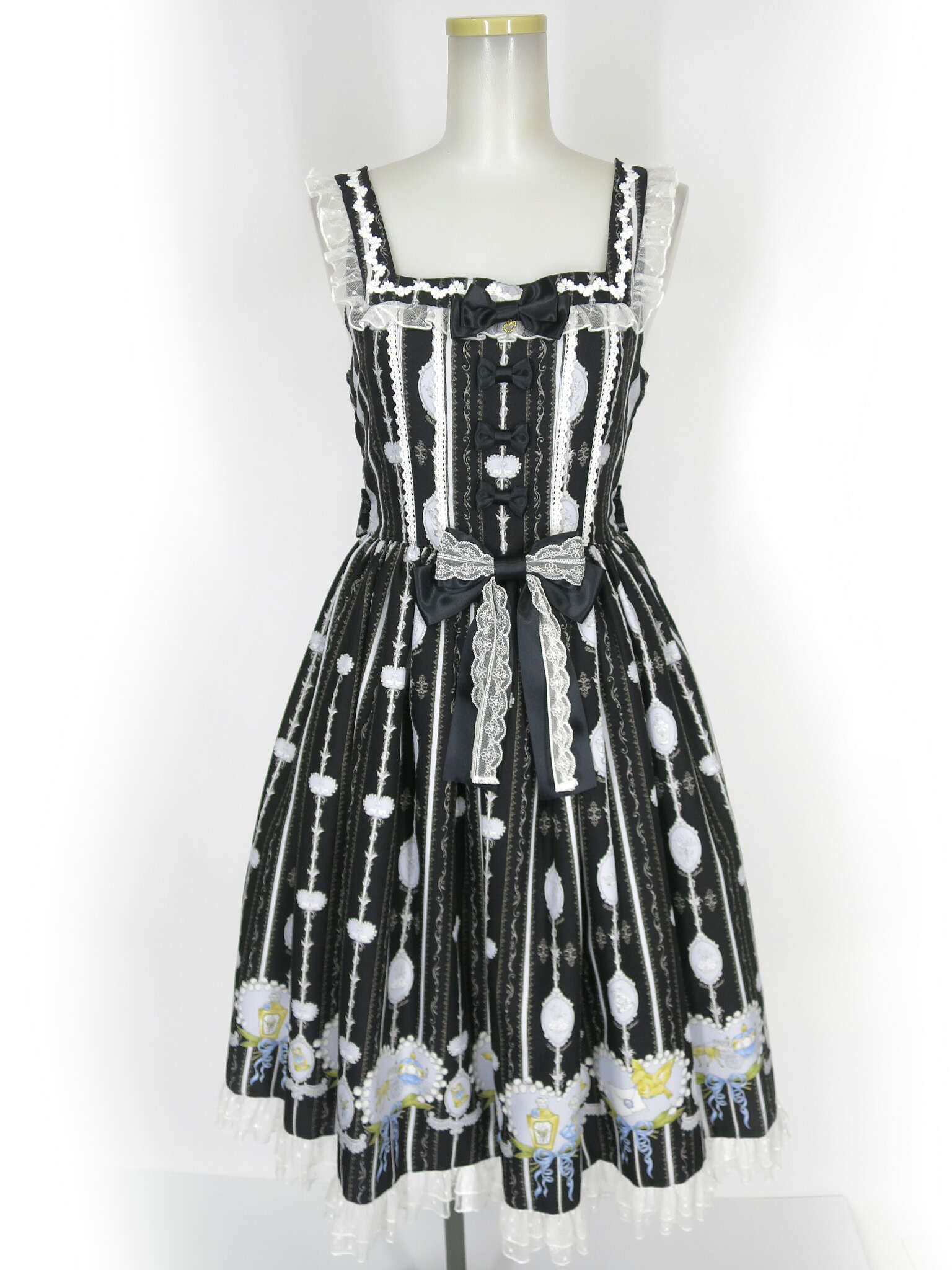 【中古】 Metamorphose / 思い出のすずらん チュールフリルジャンパースカート メタモルフォーゼタンドゥフィーユ B73543_2603