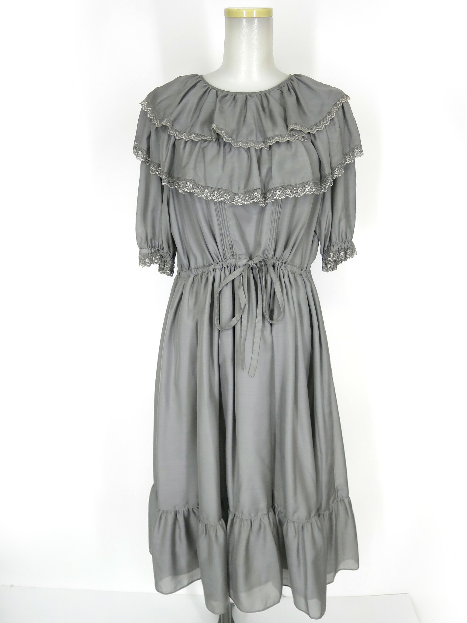 【中古】 Perla nell' ostrica / フリルカラーワンピース ぺルラネルオストリカ B73551_2603｜Tokyo Alice 店