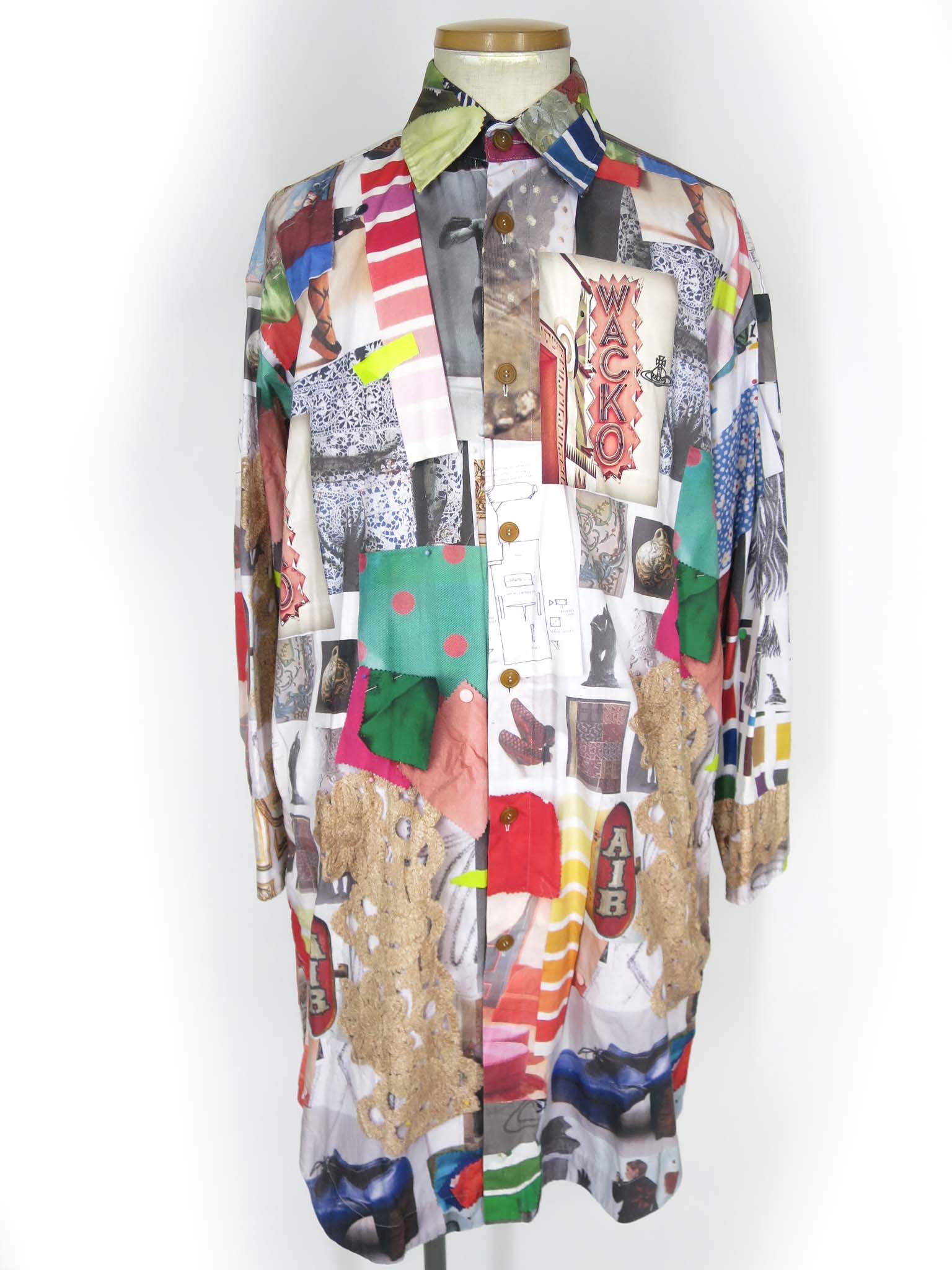 【中古】 Vivienne Westwood MAN / MOODBOARD オーバーサイズロングシャツ ヴィヴィアンウエストウッド・マン メンズ B73932_2603