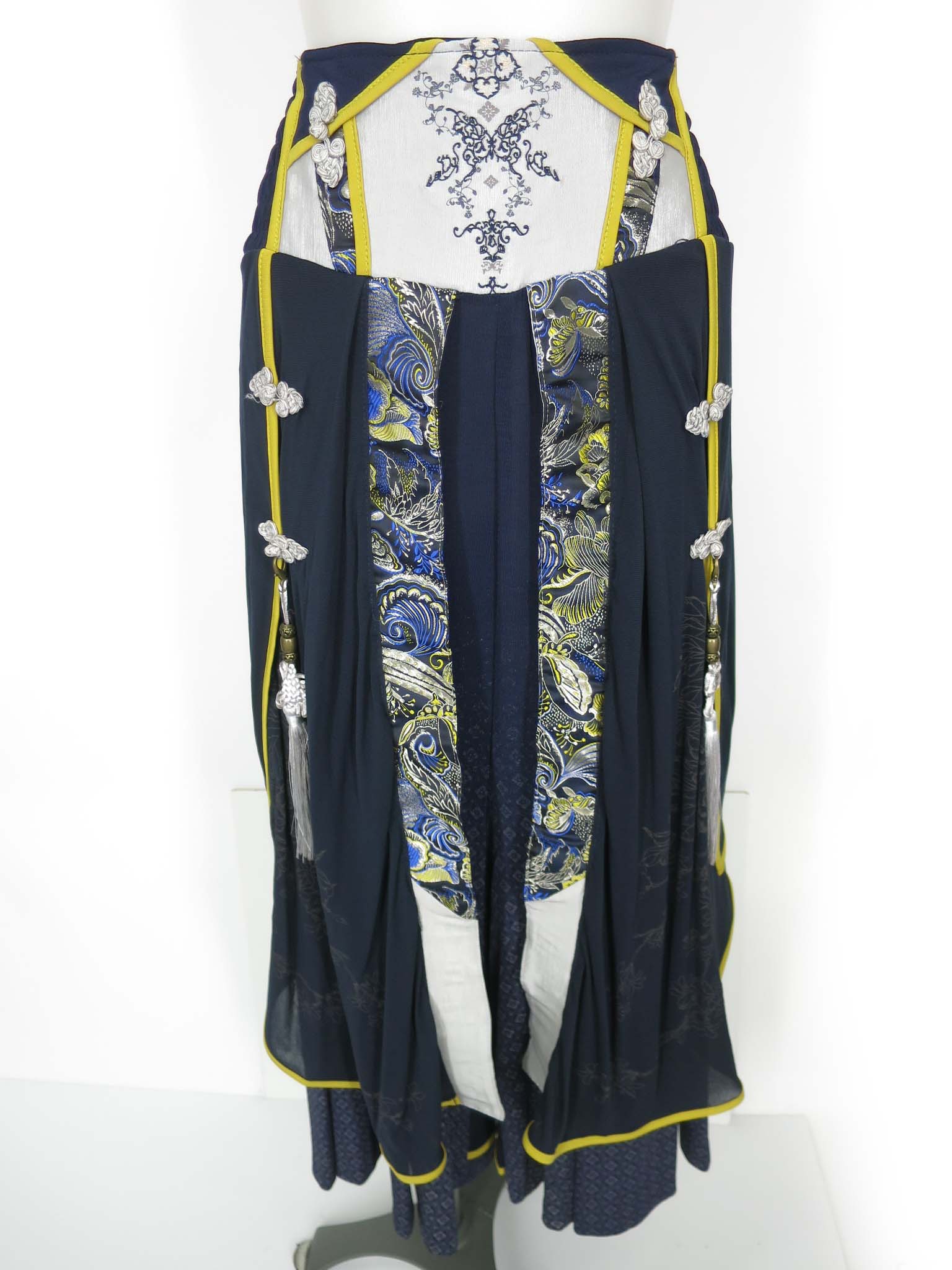 OZZ ONESTE / 和チャイナワイドパンツ オッズオン オッズオネスト Ozz On  B75158_2606
