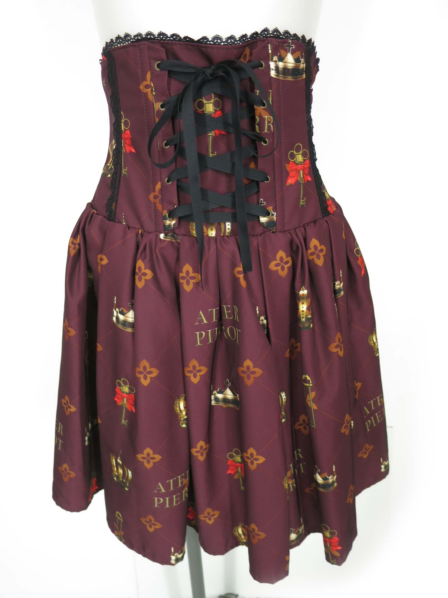 【中古】 ATELIER PIERROT / Royal Crown コルセットスカート アトリエピエロ B75313_2607｜Tokyo Alice 店