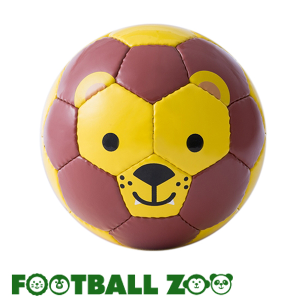 Football Zoo フットボールズー ライオン スフィーダ Sfida キッズ ベビー ミニサッカーボール ミニボール 1号球 フェアトレード サッカー フットサル らいおん ライオン ギフト クマ ライオン パンダ ワニ ペンギン サル トラ ウサギ ヒツジ ゾウ ネコ かわいい動物