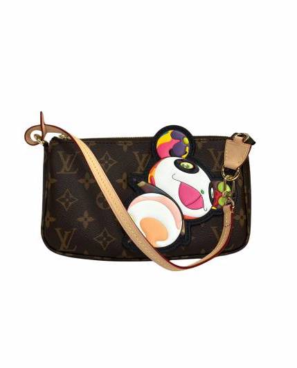 【中古】LOUIS VUITTON ルイヴィトン モノグラムパンダ ポシェットアクセソワール M13440 村上隆 新品未使用 【B08733】|PATCHWORK TREASURE