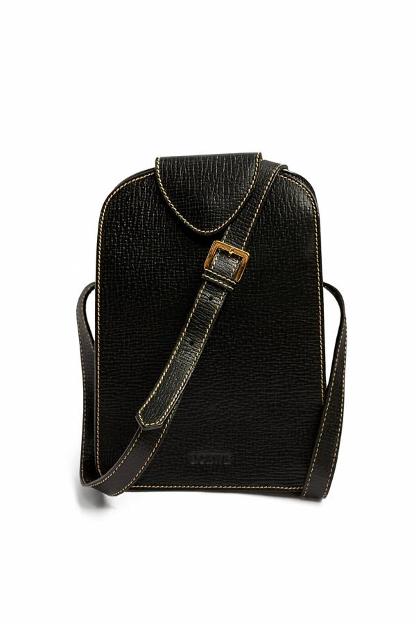 【中古】LOEWE    ロエベ ヴィンテージ 黒いこと ショルダーバッグ  【B08854】